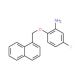 5-Fluoro-2-(1-naphthylmethoxy)aniline - chemical structure image