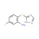 5-fluoro-2-(1H-1,2,4-triazol-5-ylthio)aniline - chemical structure image