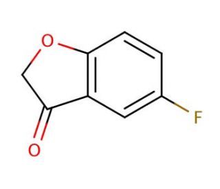 5-fluoro-2,3-dihydro-1-benzofuran-3-one (CAS 60770-49-2) - chemical structure image