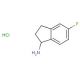 5-fluoro-2,3-dihydro-1H-inden-1-amine hydrochloride (CAS 223754-20-9) - chemical structure image