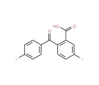 5-Fluoro-2-(4-fluorobenzoyl)benzenecarboxylic acid - chemical structure image