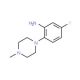 5-Fluoro-2-(4-methyl-piperazin-1-yl)-phenylamine - chemical structure image