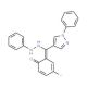 (5-fluoro-2-hydroxyphenyl)(1-phenyl-1H-pyrazol-4-yl)methanone phenylhydrazone - chemical structure image