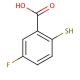 5-Fluoro-2-mercaptobenzoic acid (CAS 120121-07-5) - chemical structure image