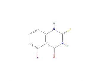 5-Fluoro-2-mercaptoquinazolin-4(3H)-one (CAS 1098336-84-5) - chemical structure image