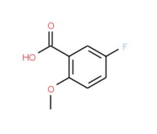 5-fluoro-2-methoxybenzoic acid (CAS 394-04-7) - chemical structure image