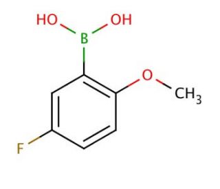 5-Fluoro-2-methoxyphenylboronic acid (CAS 179897-94-0) - chemical structure image