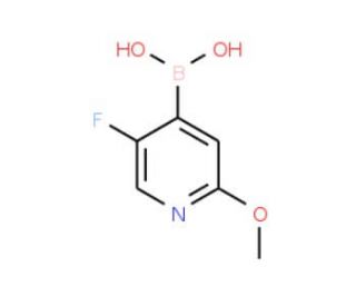 5-Fluoro-2-methoxypyridine-4-boronic acid (CAS 1043869-98-2) - chemical structure image