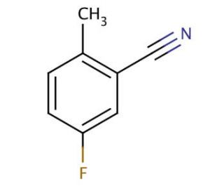 5-Fluoro-2-methylbenzonitrile (CAS 77532-79-7) - chemical structure image