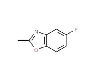 5-Fluoro-2-methylbenzoxazole (CAS 701-16-6) - chemical structure image