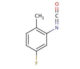 5-Fluoro-2-methylphenyl isocyanate (CAS 67191-93-9) - chemical structure image