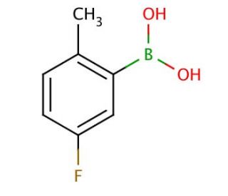 5-Fluoro-2-methylphenylboronic acid (CAS 163517-62-2) - chemical structure image
