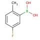 5-Fluoro-2-methylphenylboronic acid (CAS 163517-62-2) - chemical structure image