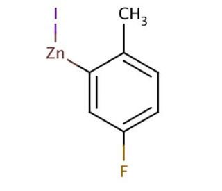 5-Fluoro-2-methylphenylzinc iodide solution (CAS 312693-09-7) - chemical structure image
