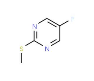 5-Fluoro-2-(methylthio)pyrimidine (CAS 6090-37-5) - chemical structure image