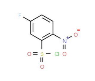 5-fluoro-2-nitrobenzene-1-sulfonyl chloride - chemical structure image
