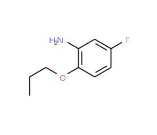 5-Fluoro-2-propoxyaniline - chemical structure image