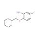 5-Fluoro-2-(tetrahydro-2H-pyran-2-ylmethoxy)-phenylamine - chemical structure image