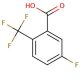 5-Fluoro-2-(trifluoromethyl)benzoic acid (CAS 654-99-9) - chemical structure image