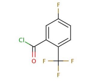 5-Fluoro-2-(trifluoromethyl)benzoyl chloride (CAS 216144-70-6) - chemical structure image