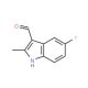 5-Fluoro-3-formyl-2-methyl-indole (CAS 815586-68-6) - chemical structure image