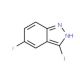 5-Fluoro-3-iodo-1H-indazole (CAS 858629-06-8) - chemical structure image