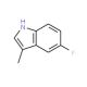 5-Fluoro-3-methylindole (CAS 392-13-2) - chemical structure image