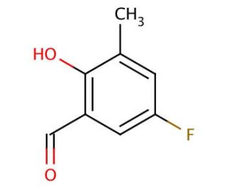 5-Fluoro-3-methylsalicylaldehyde (CAS 704884-74-2) - chemical structure image