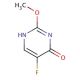 5-Fluoro-4-hydroxy-2-methoxypyrimidine (CAS 1480-96-2) - chemical structure image