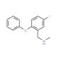 5-Fluoro-N-methyl-2-phenoxybenzylamine (CAS 476310-75-5) - chemical structure image