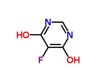 5-Fluoro-pyrimidine-4,6-diol (CAS 106615-61-6) - chemical structure image