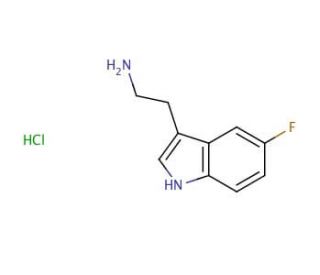 5-Fluoro-tryptamine hydrochloride (CAS 2711-58-2) - chemical structure image