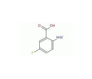 5-Fluoroanthranilic Acid (CAS 446-08-2) - chemical structure image