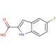 5-Fluoroindole-2-carboxylic acid (CAS 399-76-8) - chemical structure image