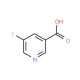5-Fluoronicotinic acid (CAS 402-66-4) - chemical structure image