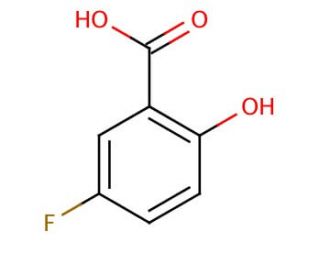 5-Fluorosalicylic acid (CAS 345-16-4) - chemical structure image