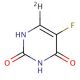 5-Fluorouracil-6-d1 (CAS 90344-84-6) - chemical structure image