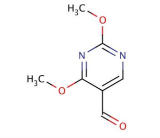 5-Formyl-2,4-dimethoxypyrimidine (CAS 52606-02-7) - chemical structure image