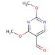 5-Formyl-2,4-dimethoxypyrimidine (CAS 52606-02-7) - chemical structure image