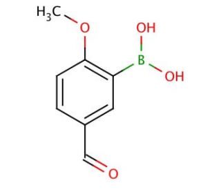 5-Formyl-2-methoxyphenylboronic acid (CAS 127972-02-5) - chemical structure image