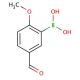5-Formyl-2-methoxyphenylboronic acid (CAS 127972-02-5) - chemical structure image