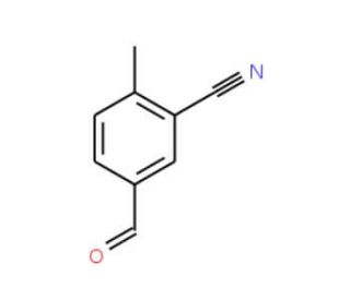 5-formyl-2-methylbenzonitrile (CAS 27613-36-1) - chemical structure image