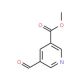 5-Formyl-nicotinic Acid Methyl Ester (CAS 6221-06-3) - chemical structure image