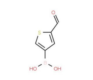 5-Formylthiophene-3-boronic acid (CAS 175592-59-3) - chemical structure image