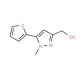 [5-(Fur-2-yl)-1-methyl-1H-pyrazol-3-yl]methanol (CAS 876728-41-5) - chemical structure image