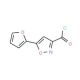 5-(Fur-2-yl)isoxazole-3-carbonyl chloride (CAS 88958-33-2) - chemical structure image