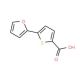 5-Fur-2-ylthiophene-2-carboxylic acid (CAS 868755-62-8) - chemical structure image