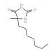 5-Heptyl-5-methyl-imidazolidine-2,4-dione - chemical structure image