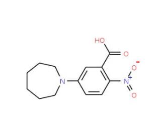5-(Hexamethylenimin-1-yl)-2-nitrobenzoic acid - chemical structure image