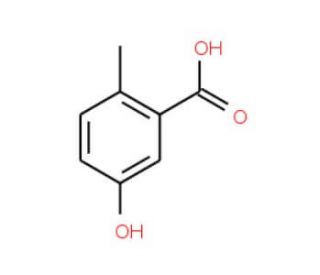 5-Hydroxy-2-methylbenzoic acid (CAS 578-22-3) - chemical structure image